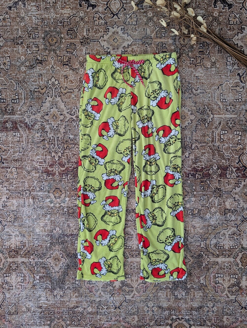 The Grinch velour pajama pants S